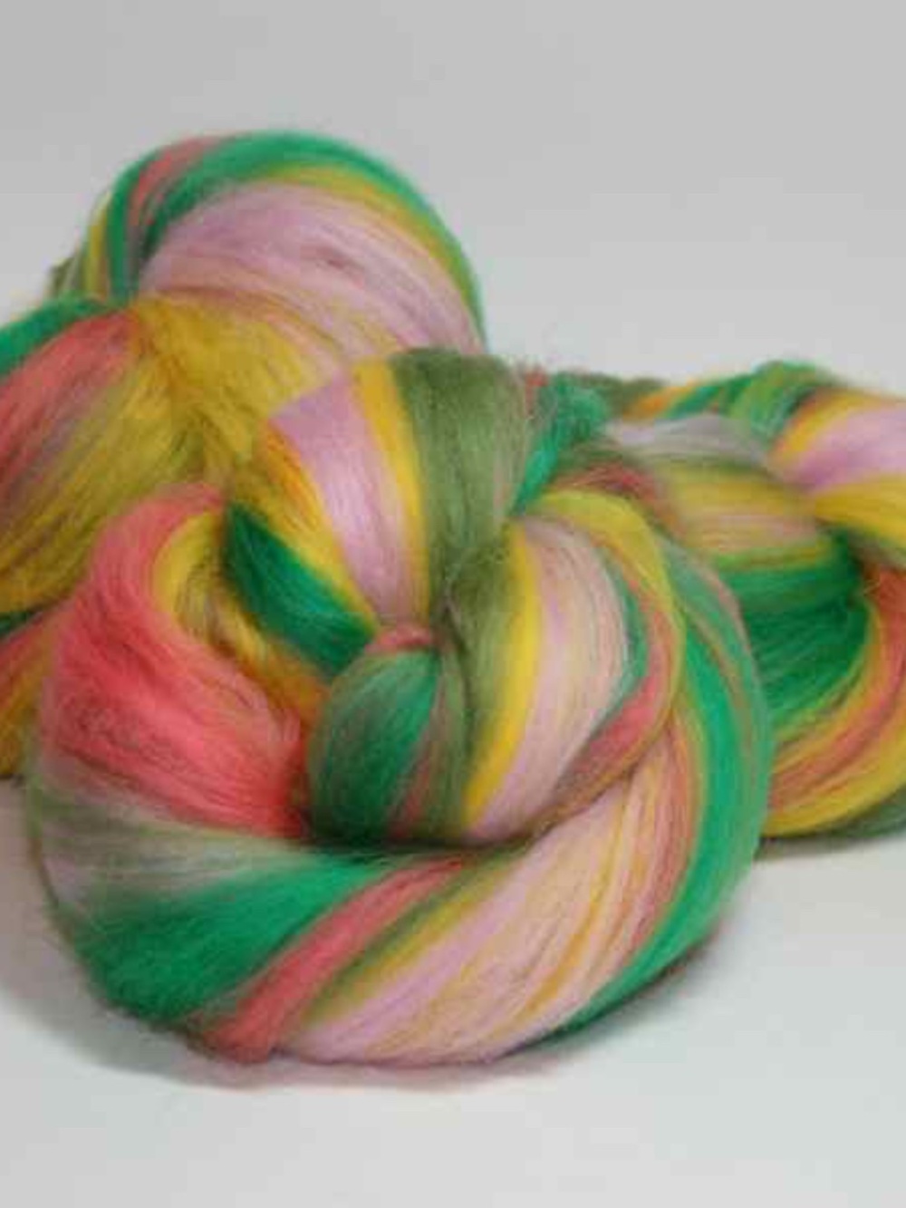 Cotton Candy Colonial Wool Batts for Spinning Weaving Felting Textile Fiber OOAK
